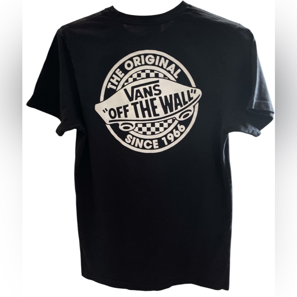 Vans Black Tee with Classic Logo